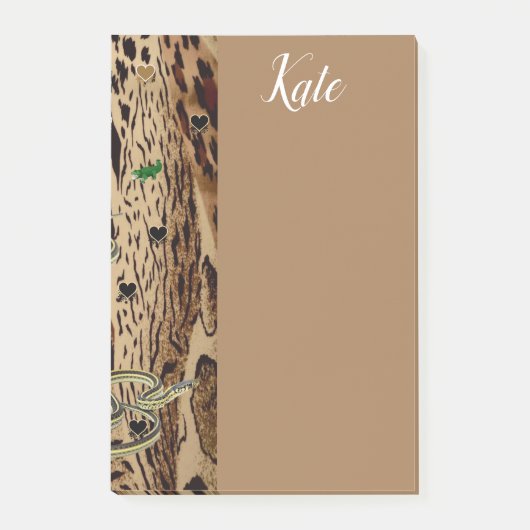 Post-it Notes Léopard (Devant)