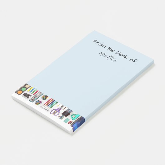 Post it notes- leraar post-it® notes (Schuin)