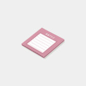 Post-it® Notes listées Pink Cute (Incliné)