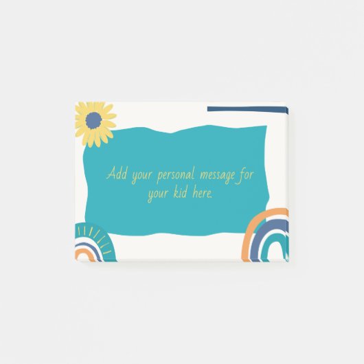 Post-it® Notes Lunchbox pour vos enfants, personnalisées (Devant)