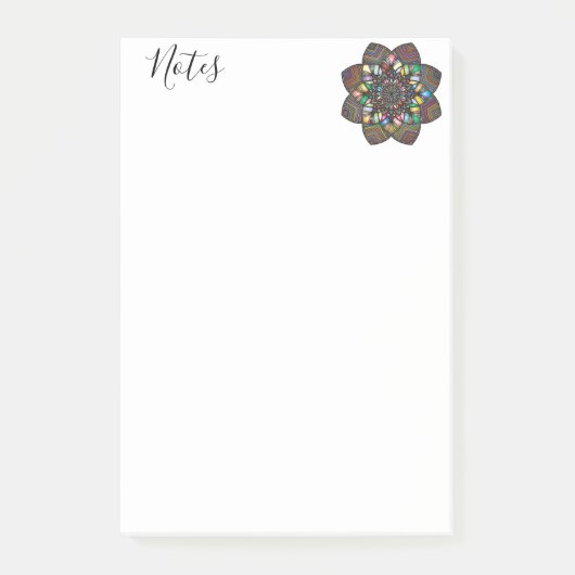 Post-it Notes Mandala (Voorkant)