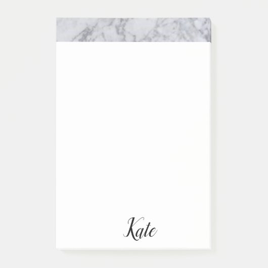 Post-it Notes Marbre Blanc (Devant)