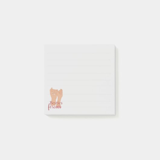 Post-it notes Meilleures Amies Pour Toujours (Devant)