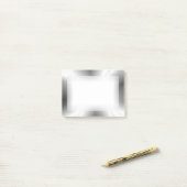 Post-it® Notes métalliques argentées de Courrier-it® de (Sur un bureau)