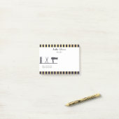 Post-it® Notes mignonnes de Courrier-it® de coiffeur (Sur un bureau)