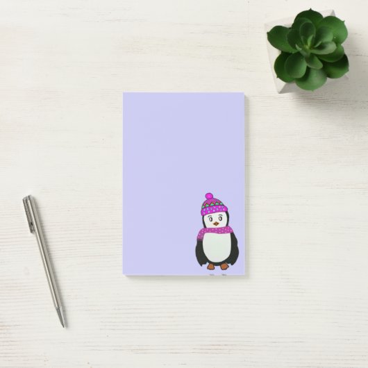 Post-it® Notes mignonnes de Courrier-it® de pingouin (Bureau)