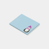 Post-it® Notes mignonnes de Courrier-it® de pingouin (Incliné)