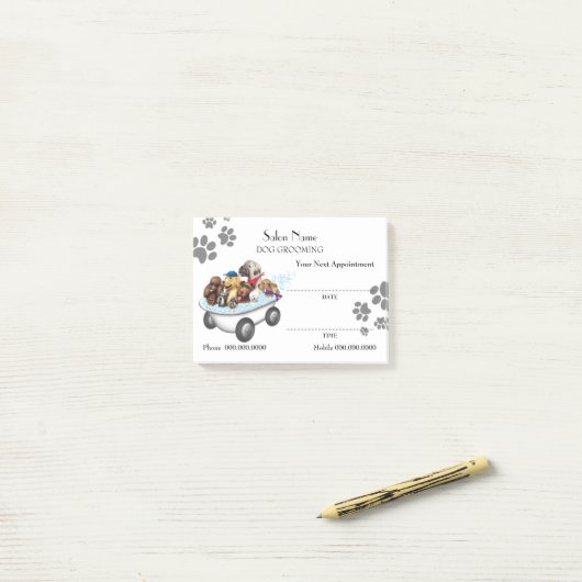 Post-it® Notes mignonnes de Courrier-it® de rendez-vous de (Sur un bureau)