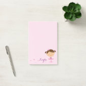 Post-it® Notes mignonnes de fille de ballerine de danseur (Bureau)