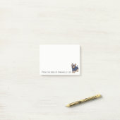 Post-it® Notes mignonnes de Yorkie (Sur un bureau)