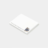 Post-it® Notes mignonnes de Yorkie (Incliné)