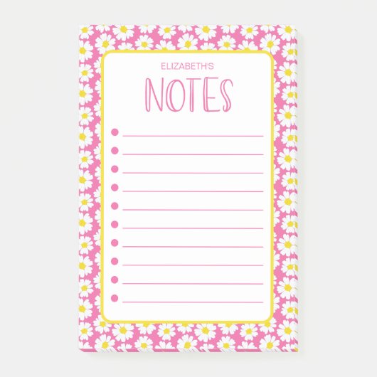 Post-it® Notes Modernes Daisies (Devant)