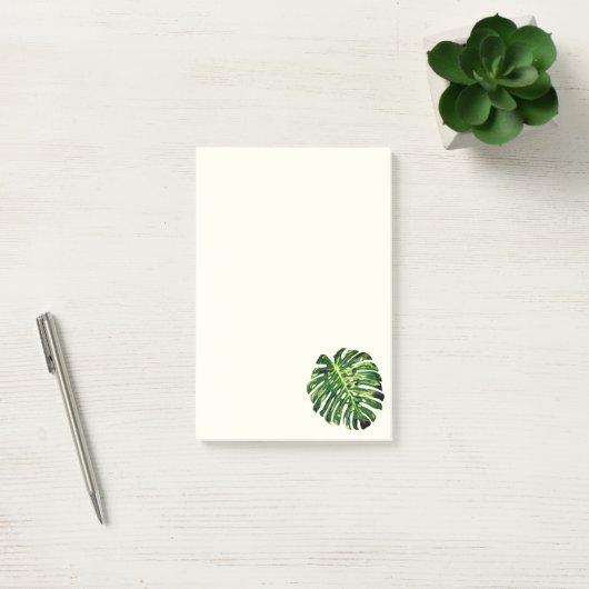 Post-it® Notes Monstera Leaf (Bureau)