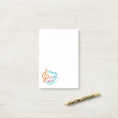 Post-it® Notes musicales (Sur un bureau)