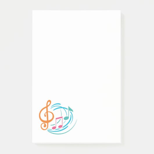 Post-it® Notes musicales (Devant)