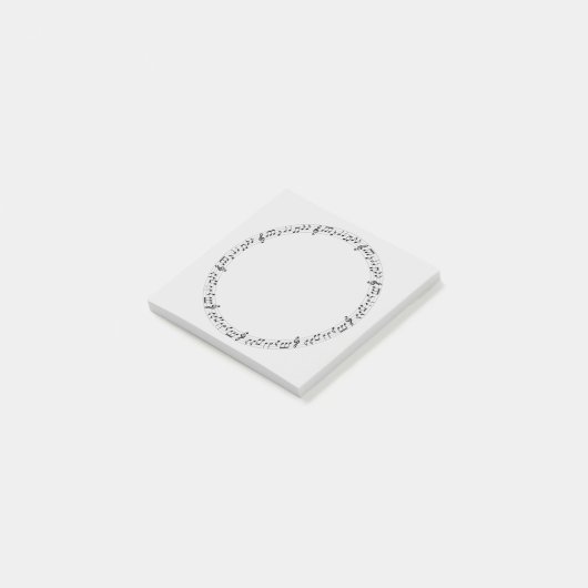 Post-it® Notes musicales (Incliné)