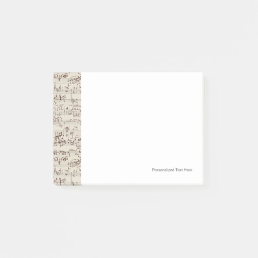 Post-it® Notes musicales (Devant)