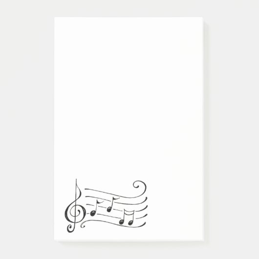 Post-it® Notes musicales (Devant)
