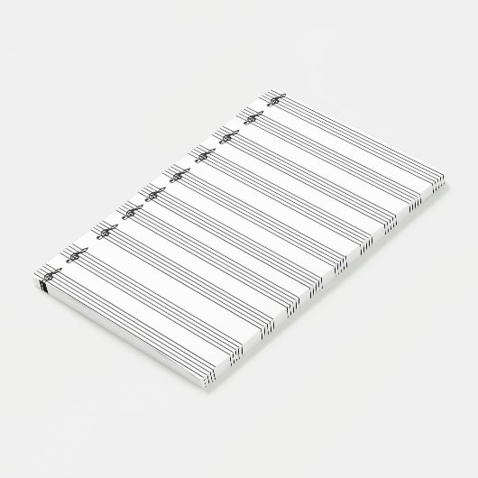 Post-it® Notes musicales (Incliné)