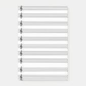 Post-it® Notes musicales (Devant)