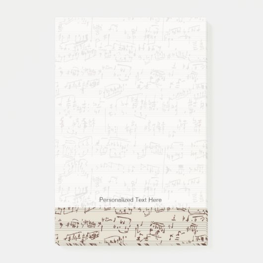 Post-it® Notes musicales (Devant)