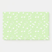 Post-it® Notes musicales blanches Design Post-It Notes (Devant)