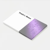 Post-it® Notes musicales dans le violet clair de lune (Incliné)