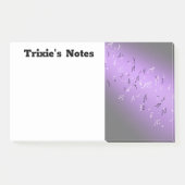 Post-it® Notes musicales dans le violet clair de lune (Devant)
