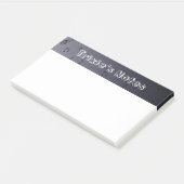 Post-it® Notes musicales Dark Ombre Marine (Incliné)