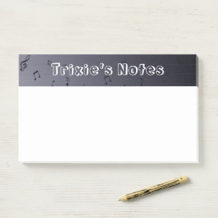 Post-it® Notes musicales Dark Ombre Marine