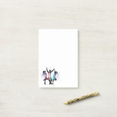 Post-it® Notes musicales et danseurs (Sur un bureau)