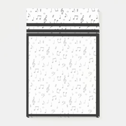 Post-it® Notes musicales Notes (Devant)