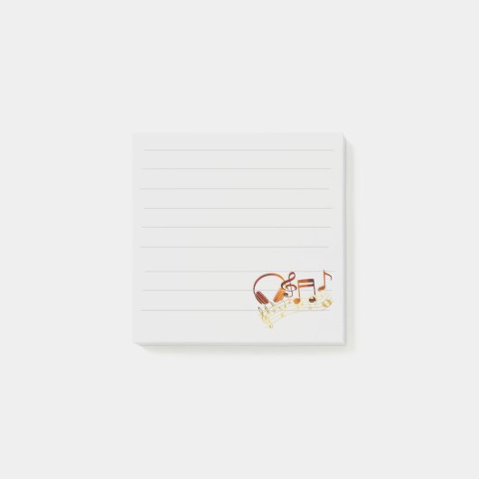 Post-it® Notes musicales post-it (Devant)