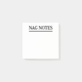 Post-it® Notes Nag Funny Notes (Devant)