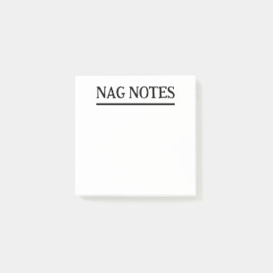 Post-it® Notes Nag Funny Notes