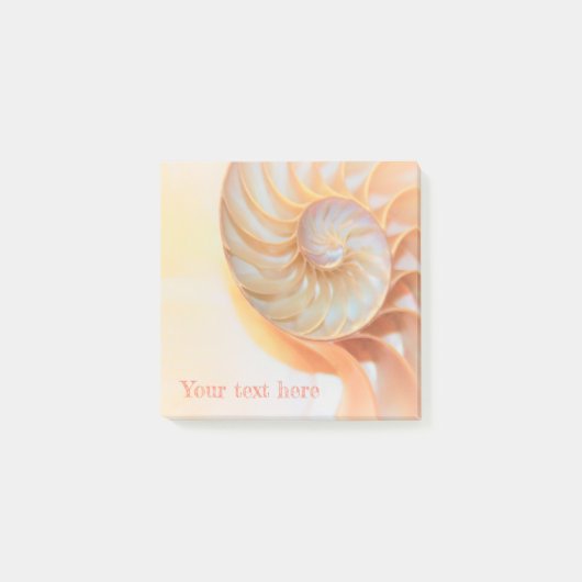 Post-It Notes nautilus shell (Voorkant)
