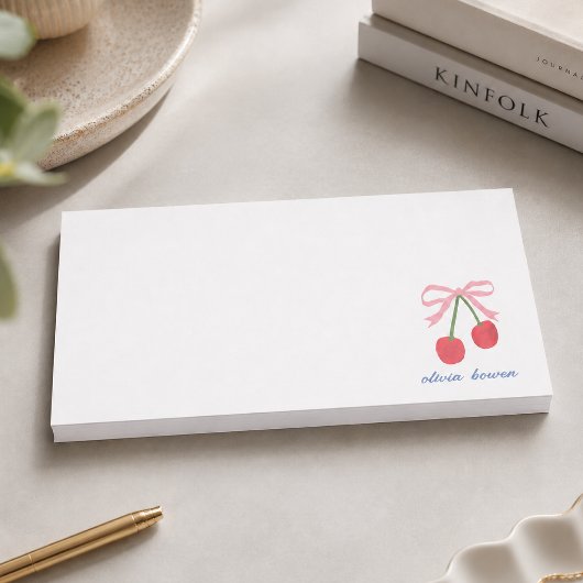 Post-It Notes | Nœud Coquette Cerise Coupé