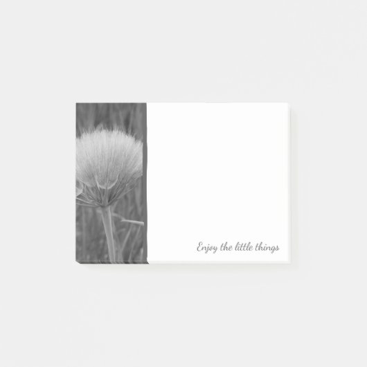Post-It Notes noires et blanches gonflées (Devant)