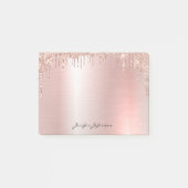 Post-it® Notes Nom Or Rose Pink (Devant)