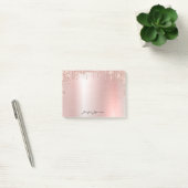 Post-it® Notes Nom Or Rose Pink (Bureau)