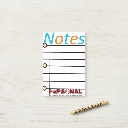 Post-it Notes Notes (Sur un bureau)