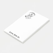 Post-it® Notes Nuages Avion Coloration Post-it (Incliné)