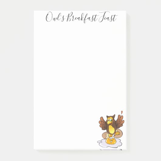 Post-it Notes Oeufs de Hibou (Devant)