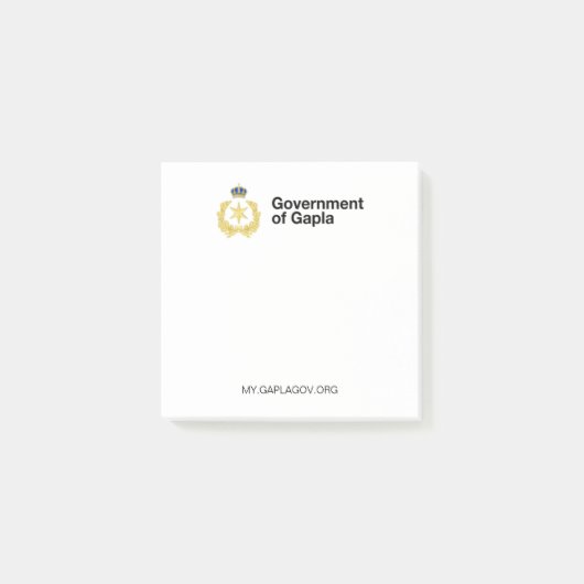 Post-it® Notes officielles de Gapla (Devant)