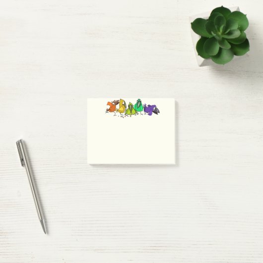 Post-it® Notes Oiseaux Drôles (Bureau)