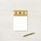 Post-it Notes Or (Sur un bureau)