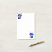 Post-it® Notes Ours Polaire Flocon de Neige (Sur un bureau)