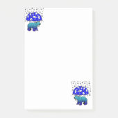 Post-it® Notes Ours Polaire Flocon de Neige (Devant)