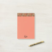 Post-it Notes Paisley (Sur un bureau)