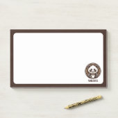 Post-it® Notes Panda Post-It (Sur un bureau)